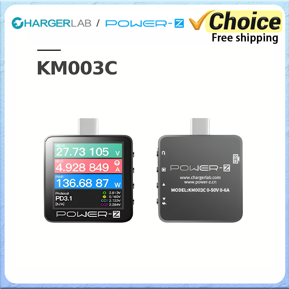 Power Banks - Power-Z KM003C แบบพกพา Type-C Fast CHARGING