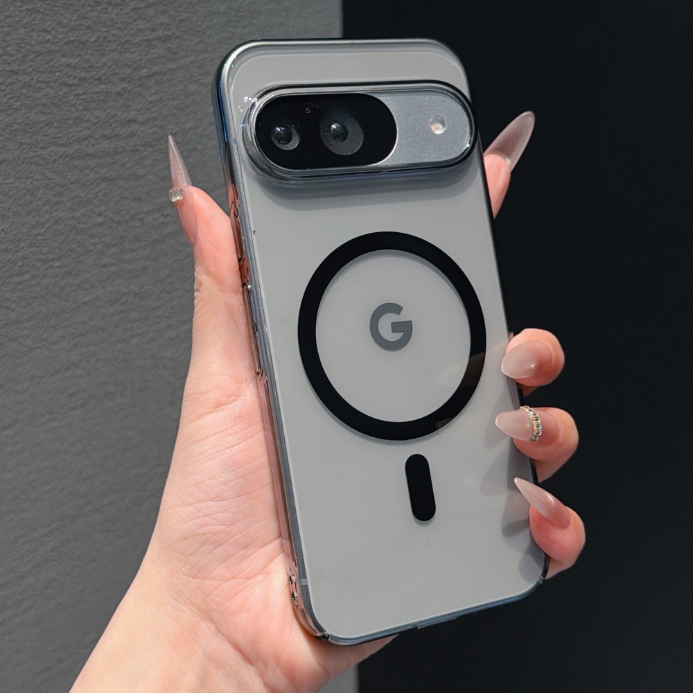 Clear Shockproof Bumper Case - เคสโทรศัพท์แบบใส HD สำหรับ Magsafe รองรับการชาร์จไร้สาย ป้องกันแรงกระแทก
