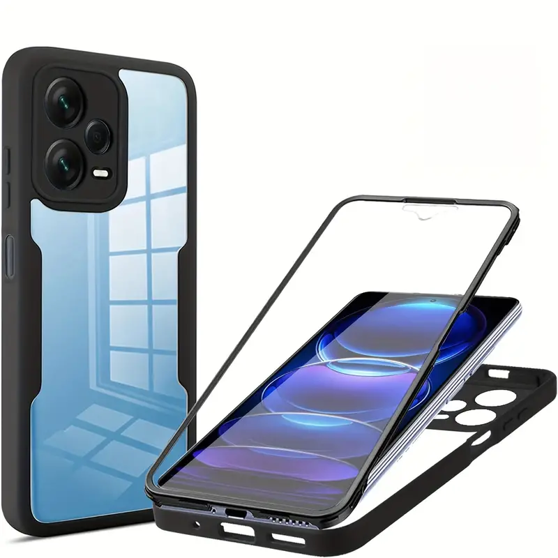 Heavy Duty 360 Full Body Protective Case - 360เคสใสทั้งตัวเครื่องสำหรับ Xiaomi redmi Note 13 12