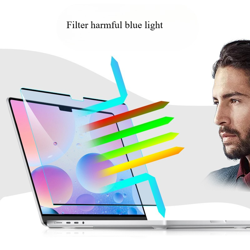 Matte Anti Glare Screen Protector - ป้องกันแสงสีฟ้า ฟิล์มกันรอยแม่เหล็ก สำหรับ 2025/2026Macbook Air 13/15
