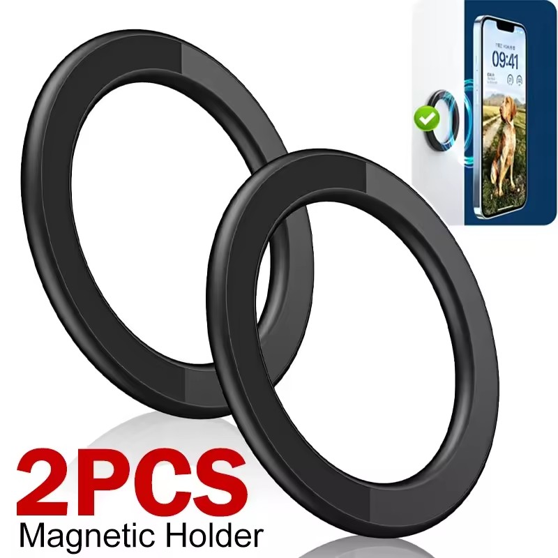 Phone Stands - ที่ยึดโทรศัพท์มือถือแบบแม่เหล็ก MagSafe พร้อมกาวแม่เหล็กแรงสูง สำหรับติดผนัง ใช้ได้กับโทรศัพท์มือถือ แท็บเล็ต