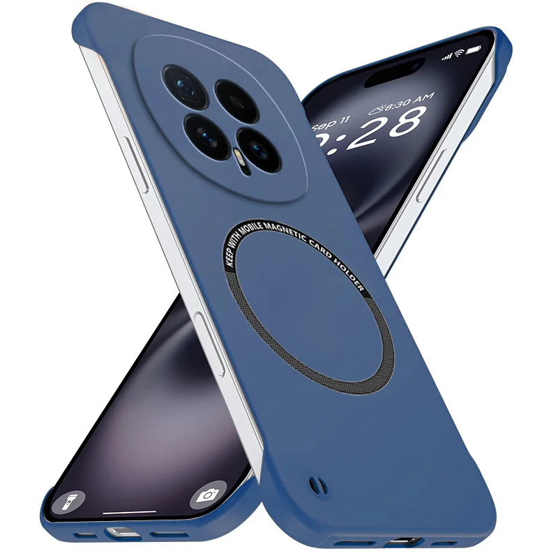 Ultra Thin Frameless Phone Cover - เคสโทรศัพท์แบบไร้ขอบแม่เหล็กบางเฉียบใหม่สำหรับ Honor Magic 8 Magic8 Pro