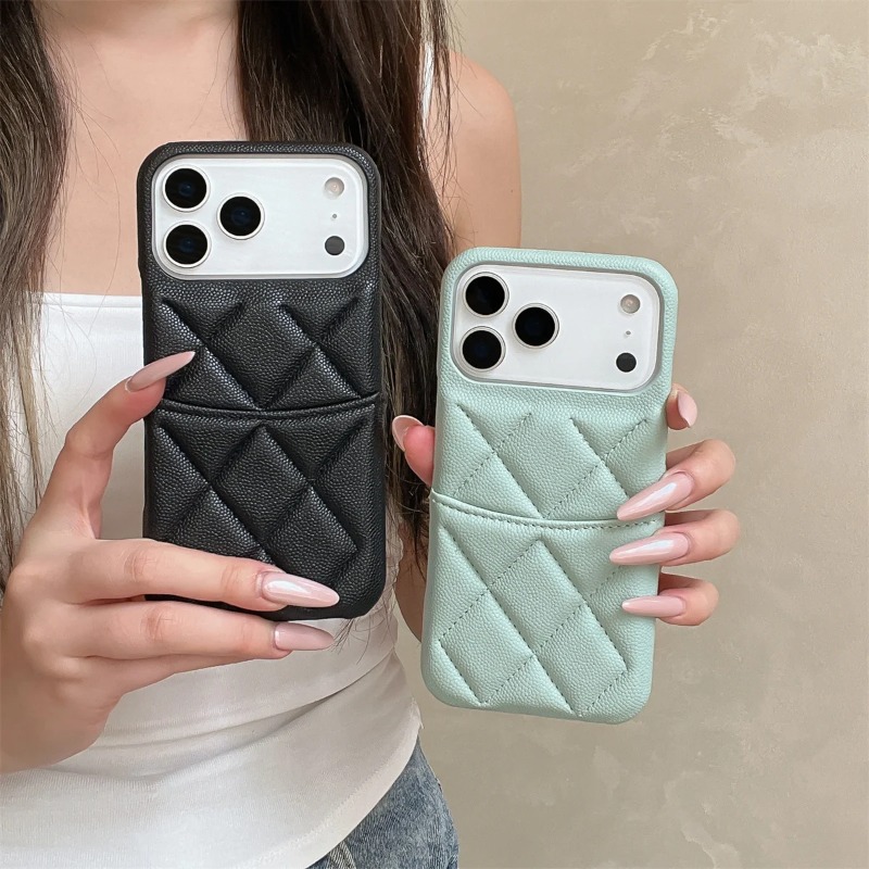 Leather Wallet Card Holder Phone Cover - เคสโทรศัพท์แบบมีช่องใส่บัตร สำหรับ iPhone 17 Air 16