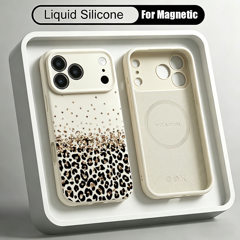 Liquid Silicone Magnetic Phone Case - เคสซิลิโคนเหลวแบบนุ่มพร้อมแม่เหล็กสำหรับ iPhone 18 17 Pro Max