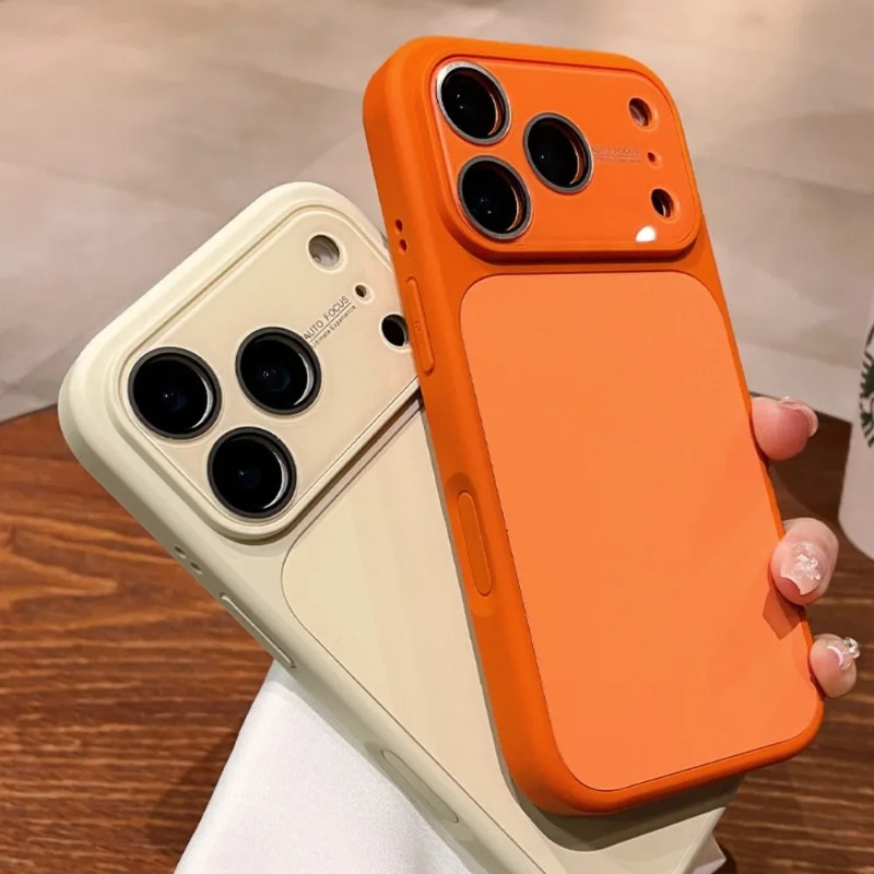 Liquid Silicone Magnetic Phone Case - เคสซิลิโคนเหลวสีด้านหรูหราสำหรับ iPhone 18 17 16 15