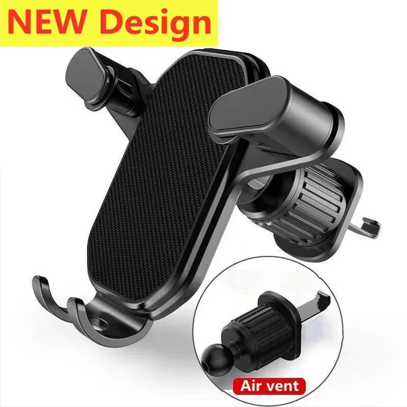 Phone Stands - ที่ยึดโทรศัพท์ในรถยนต์แบบสากล พร้อมฐานตะขอ รองรับ GPS ติดตั้งช่องระบายอากาศในรถยนต์ สำหรับ