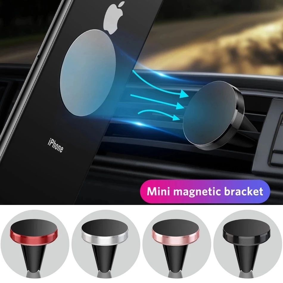 Phone Stands - ที่วางโทรศัพท์ในรถยนต์แบบแม่เหล็ก ติดตั้งช่องแอร์ ใช้ได้กับ iPhone 14 13