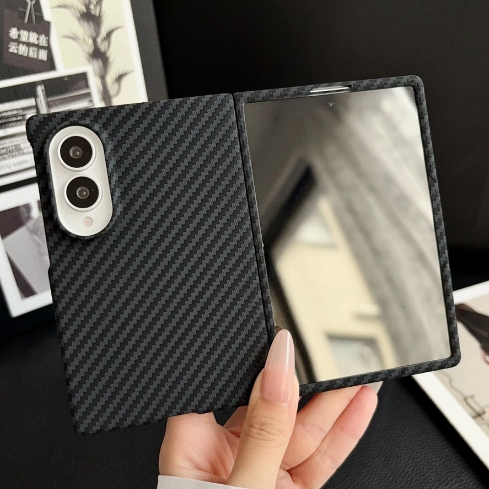 Screen Protectors - เคสคาร์บอนไฟเบอร์สำหรับ Magsafe สำหรับ Samsung Z Fold8