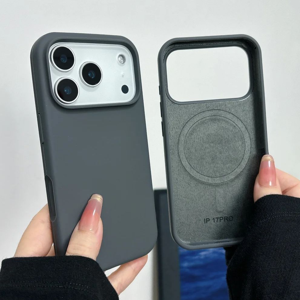 Liquid Silicone Magnetic Phone Case - เคสโทรศัพท์ซิลิโคนเหลวสำหรับ Magsafe สำหรับ iPhone 17 16