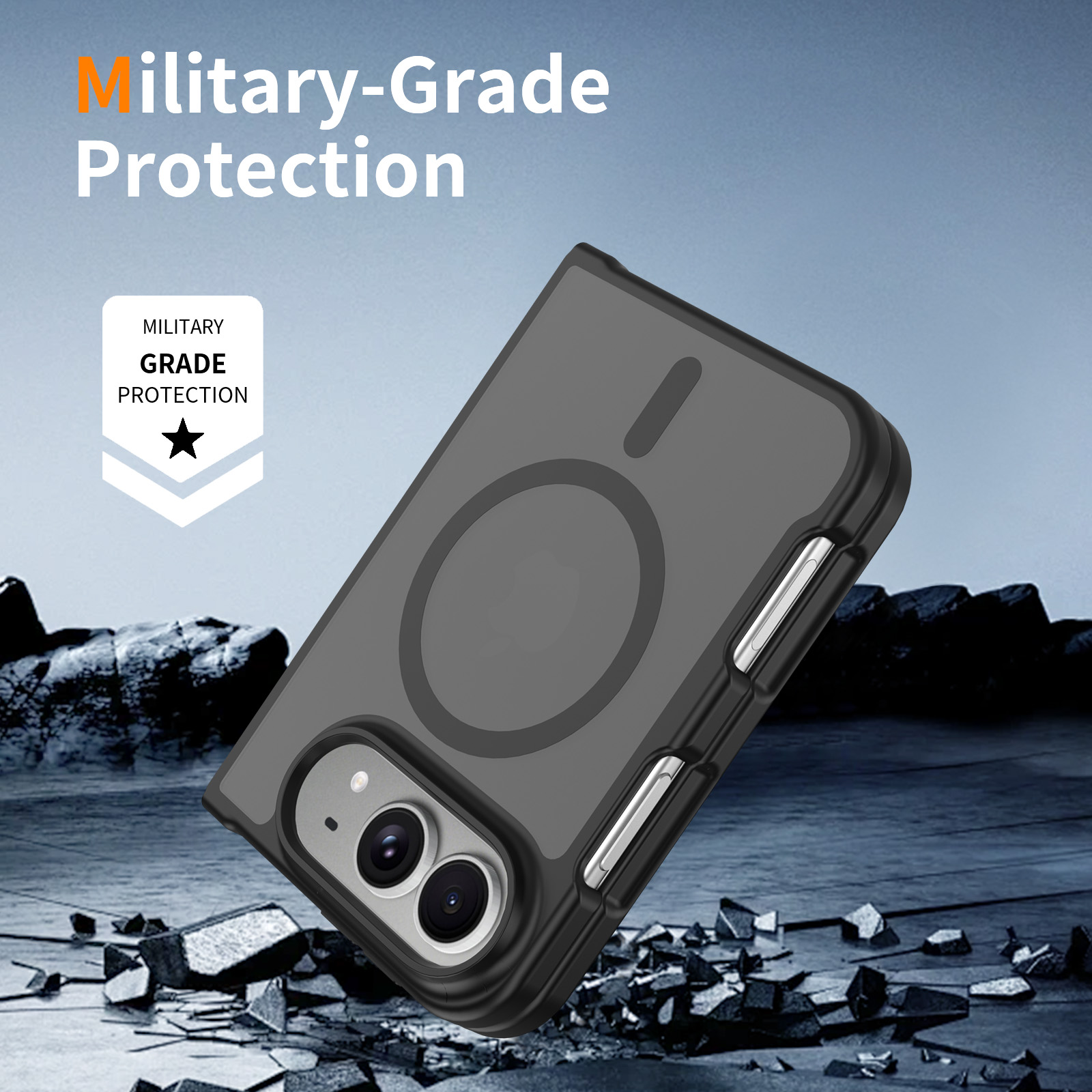 Screen Protectors - เคสโทรศัพท์แม่เหล็กแบบบางพิเศษสำหรับ iPhone 18 พร้อมฟิล์มกันรอยในตัว ป้องกันแรงกระแทกและปกป้องตัวเครื่องอย่างเต็มรูปแบบ