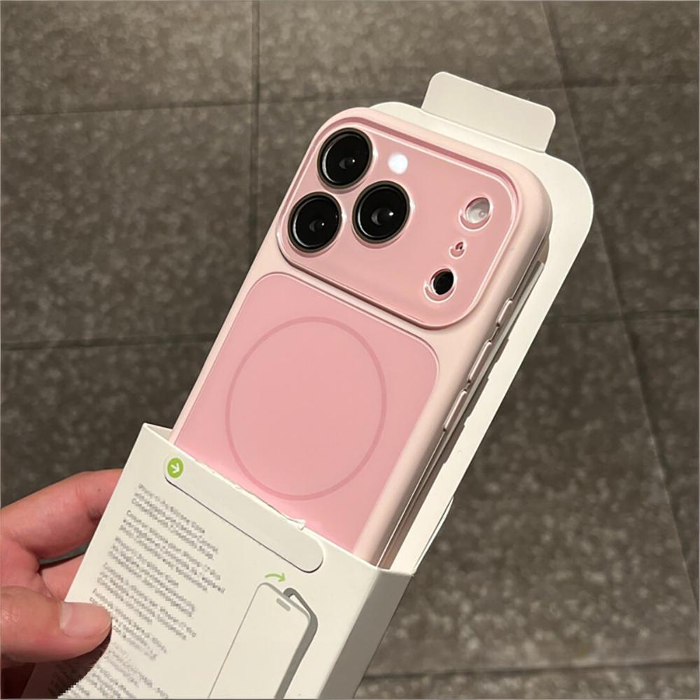 Liquid Silicone Magnetic Phone Case - เคสซิลิโคนเหลวแม่เหล็กแท้ สำหรับ iPhone 17 16 15