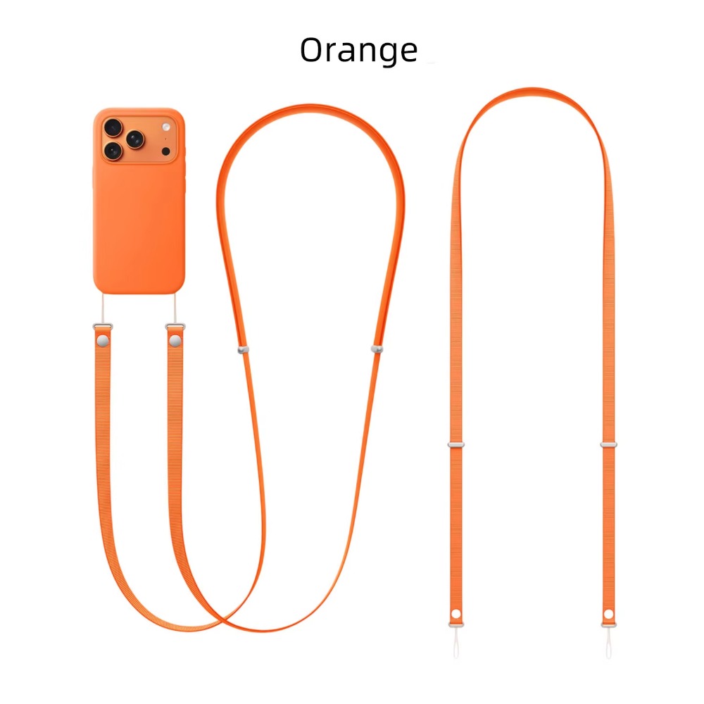 Crossbody Lanyard Neck Strap Case - สายคล้องโทรศัพท์แบบแม่เหล็ก 1:1 สำหรับ iPhone 17 Pro