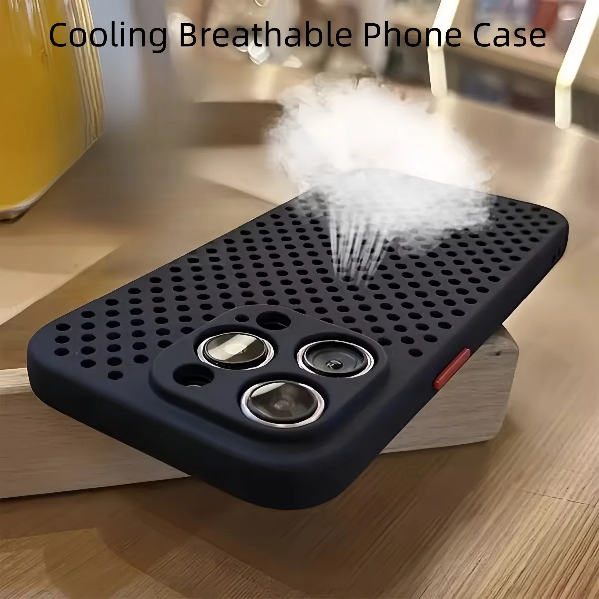 Heat Dissipation Mesh Breathable Case - เคสโทรศัพท์ระบายความร้อนด้วยการกระจายความร้อนสำหรับ iPhone 16 15 14 13