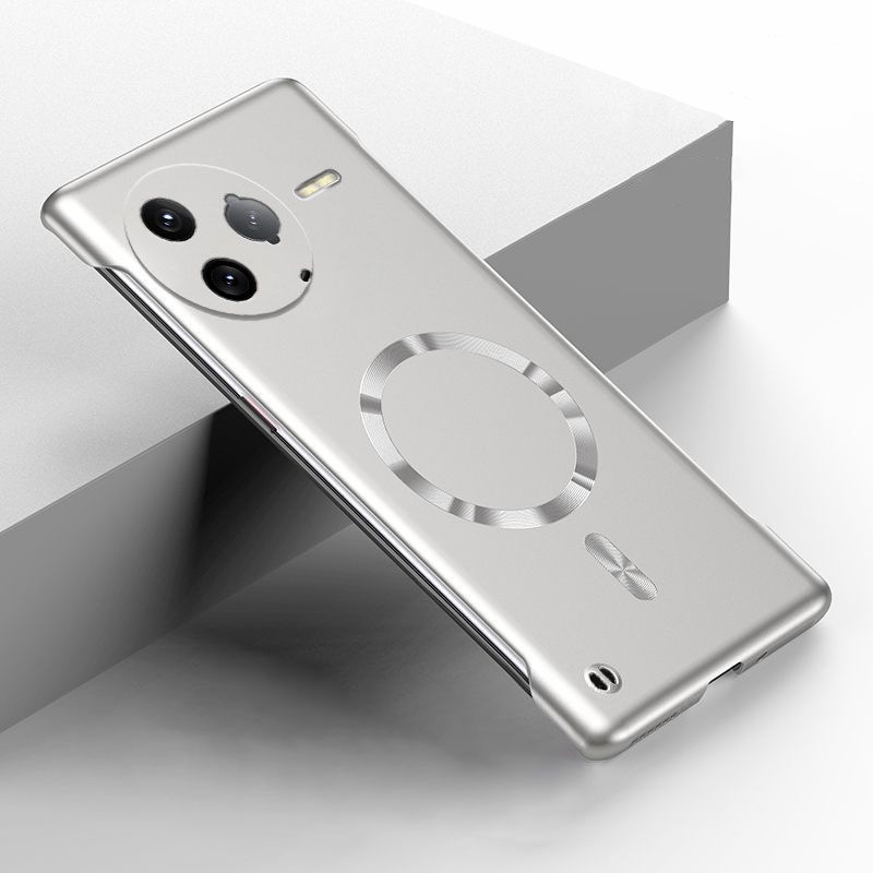 Ultra Thin Frameless Phone Cover - Luxury Ultra Thin METALLIC Frameless เคสโทรศัพท์แม่เหล็กสําหรับ