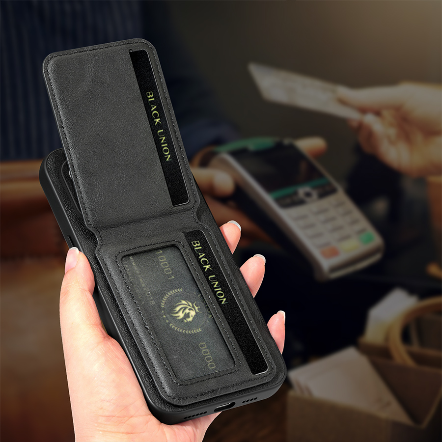 Wallet Card Holder Phone Case  - Leather Wallet Card Holder Phone Cover บทวิจารณ์และราคา