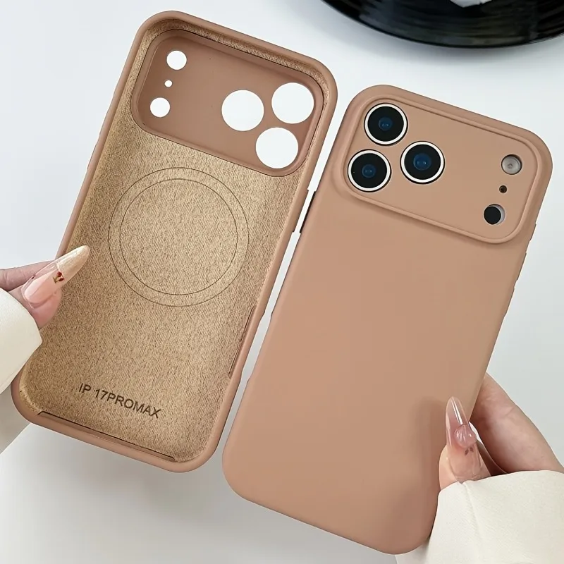 เคสโทรศัพท์ซิลิโคนเหลวแท้สำหรั - Liquid Silicone Magnetic Phone Case บทวิจารณ์และราคา