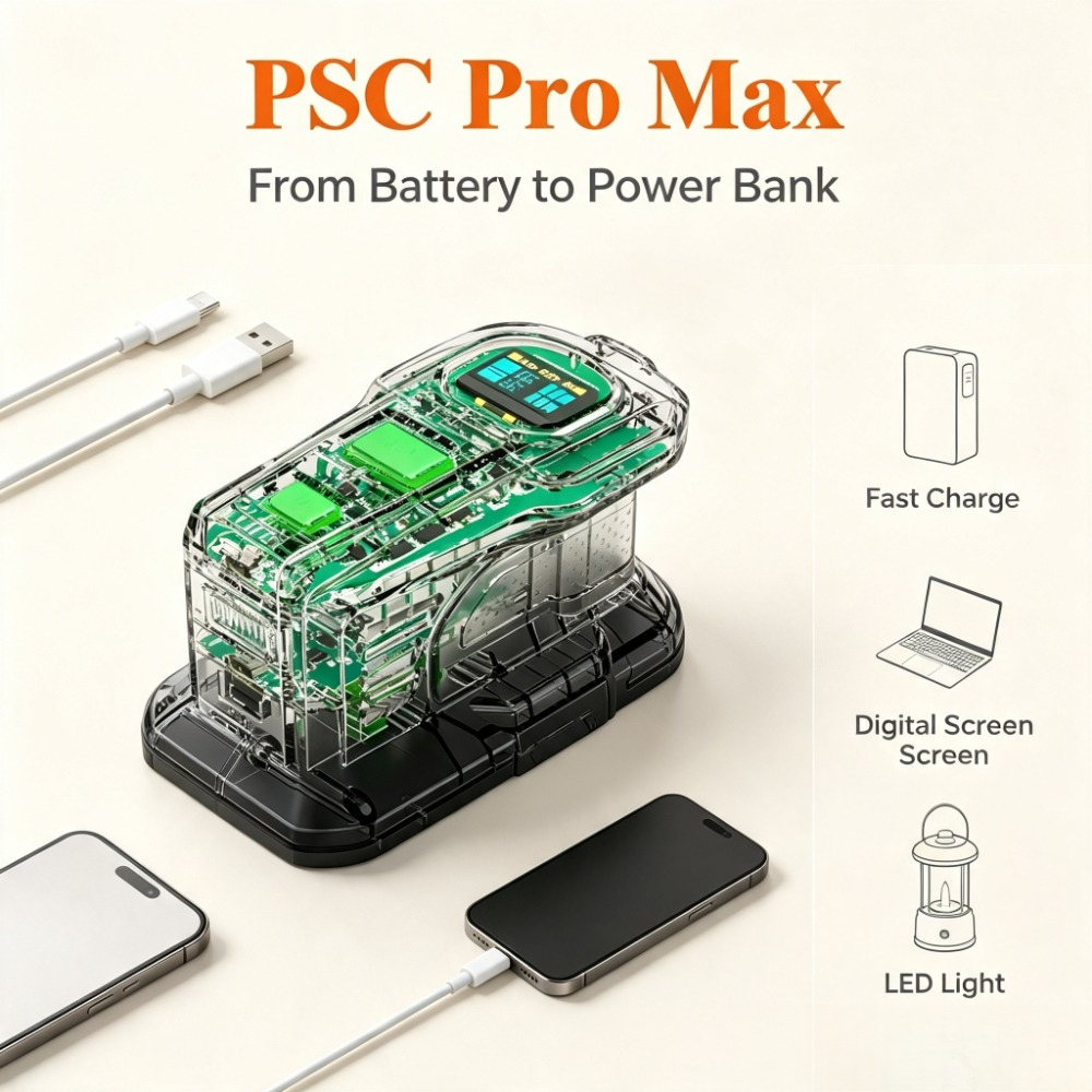 อะแดปเตอร์แบตเตอรี่ PSC Pro Ma - Power Banks บทวิจารณ์และราคา
