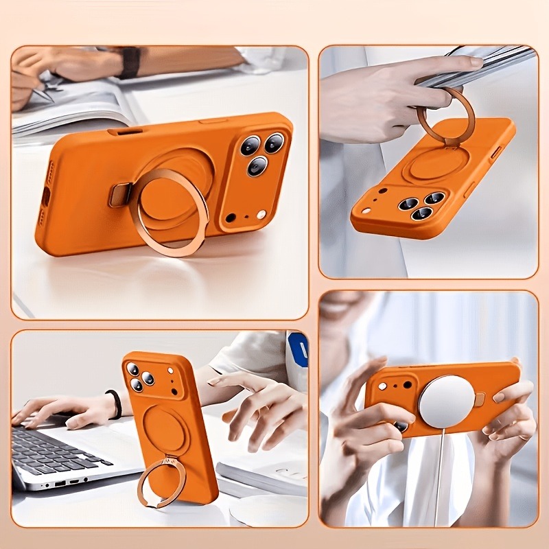 เคสโทรศัพท์ซิลิโคนเหลวแบบแม่เห - Liquid Silicone Magnetic Phone Case บทวิจารณ์และราคา