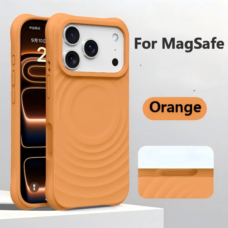 เคสซิลิโคนเหลวรุ่นใหม่ลายคลื่น - Liquid Silicone Magnetic Phone Case บทวิจารณ์และราคา