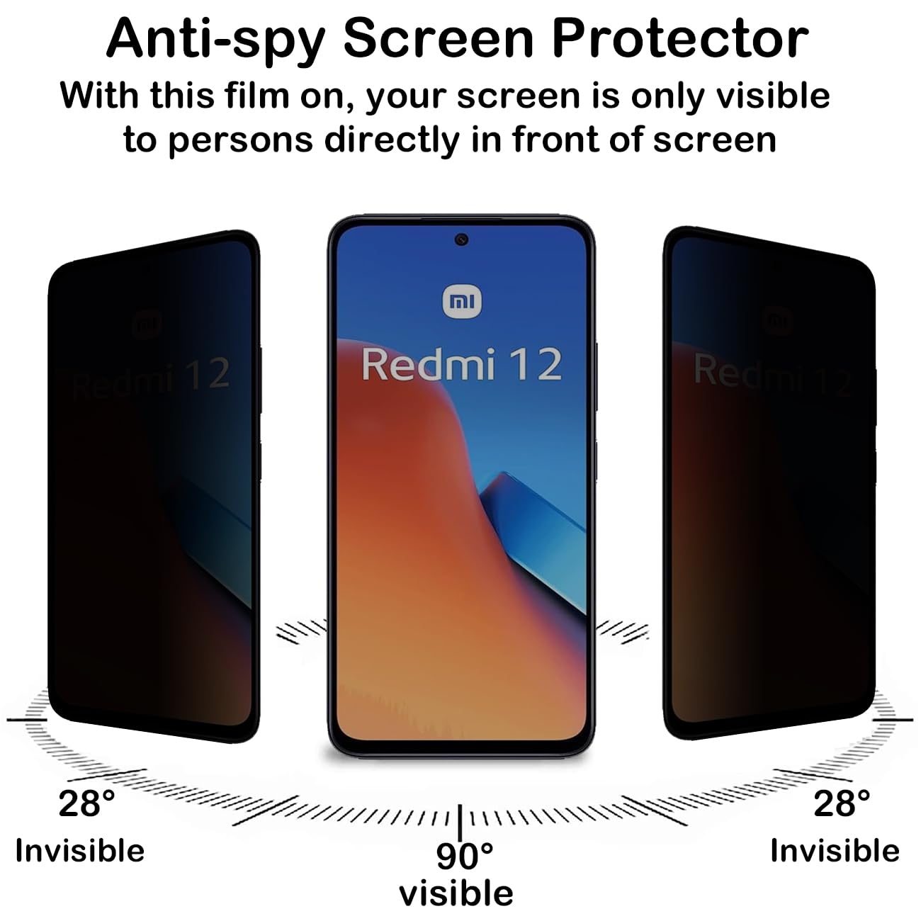 Anti Spy Screen Protector สําห - Anti Spy Privacy Glass Case บทวิจารณ์และราคา