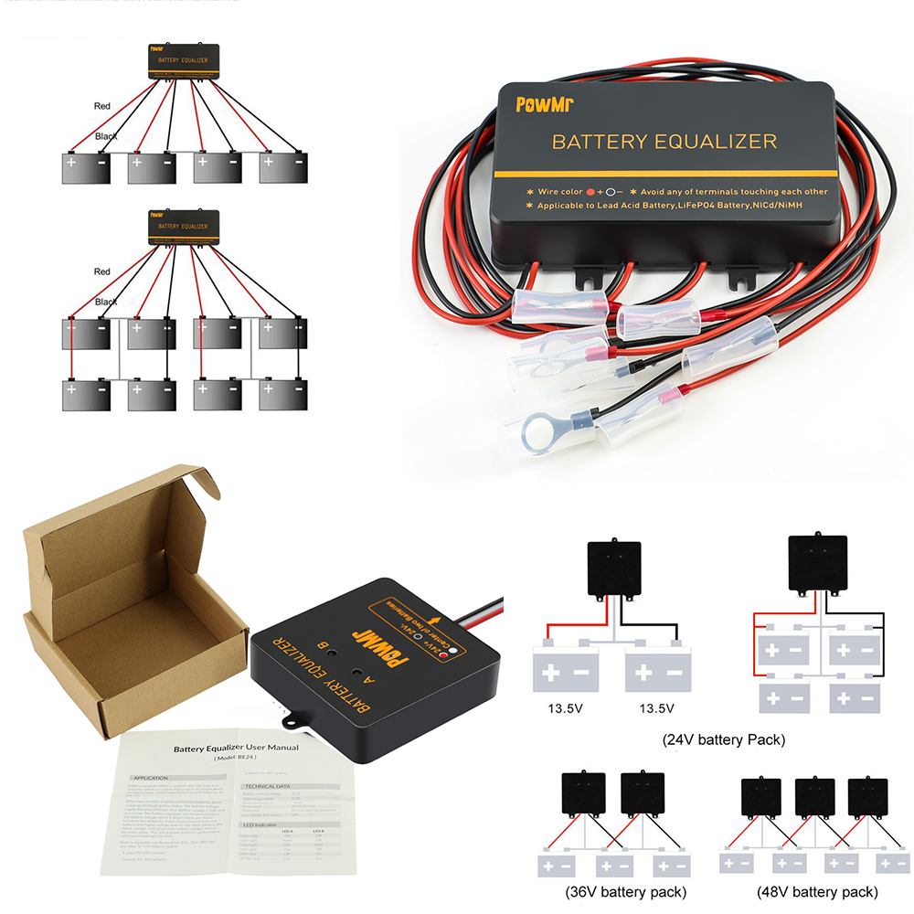 PowMr USA เครื่องปรับสมดุลแบตเ - Power Banks บทวิจารณ์และราคา