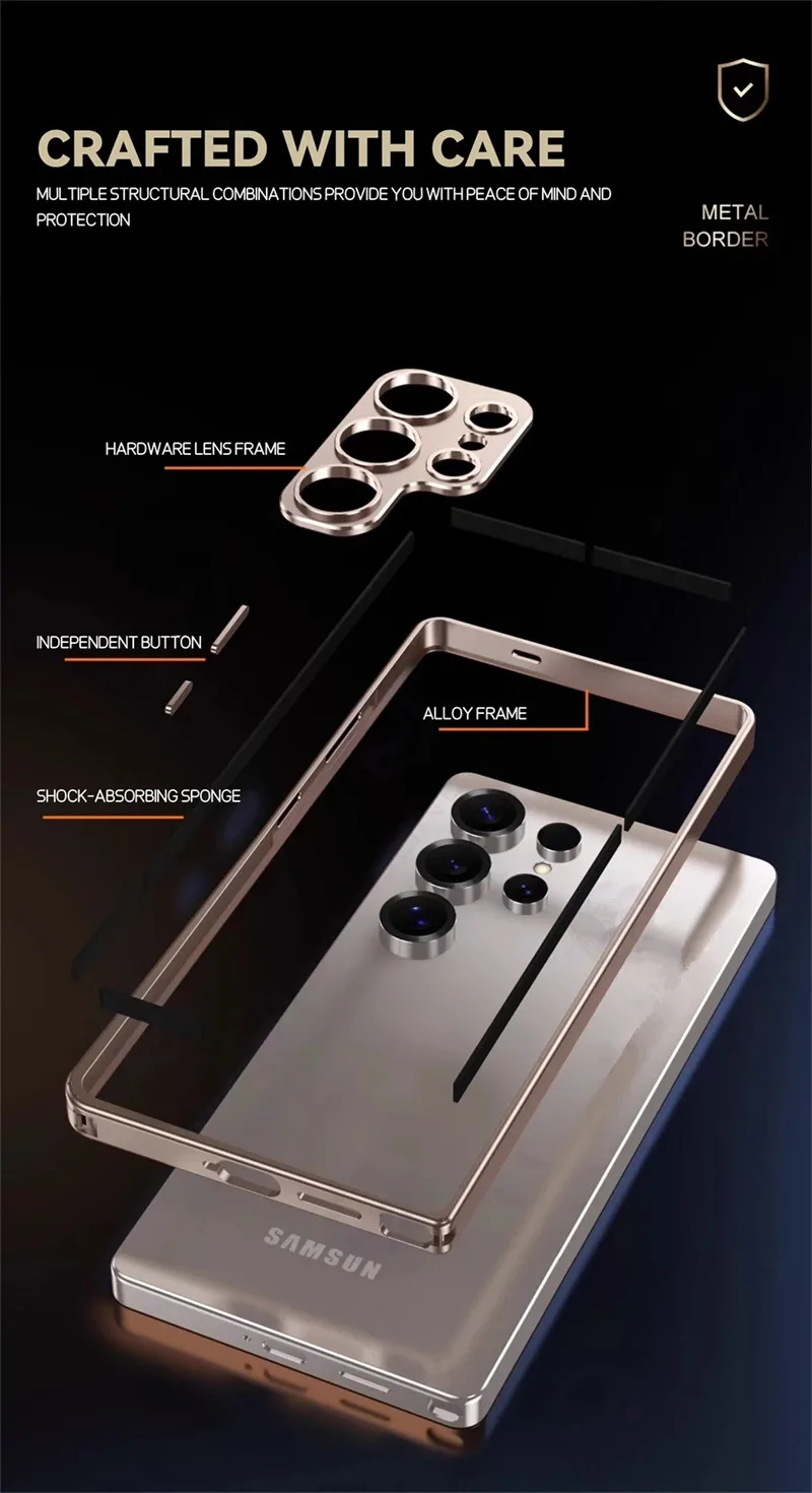 เคสกันกระแทกโครงอะลูมิเนียมอัล - Metal Bumper Aluminum Frame Case บทวิจารณ์และราคา
