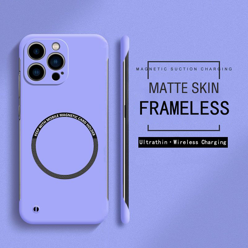 เคสแม่เหล็กไร้ขอบสำหรับ Magsaf - Matte Hard Pc Back Case บทวิจารณ์และราคา