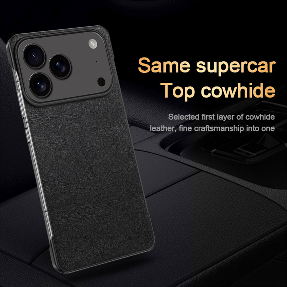 เคสโทรศัพท์หนังคลาสสิกบางเฉียบ - Ultra Thin Frameless Phone Cover บทวิจารณ์และราคา
