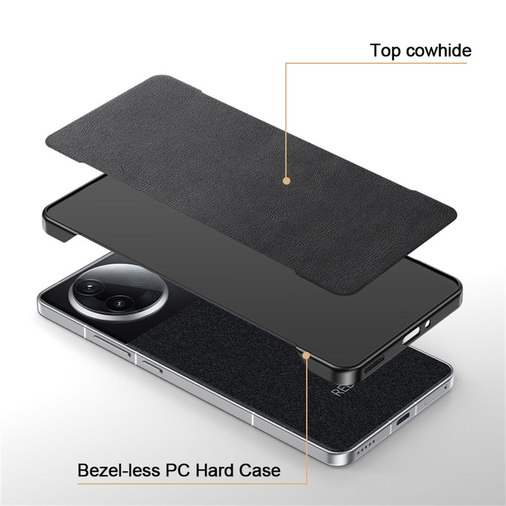 เคสโทรศัพท์หนังคลาสสิกบางเฉียบ - Ultra Thin Frameless Phone Cover บทวิจารณ์และราคา