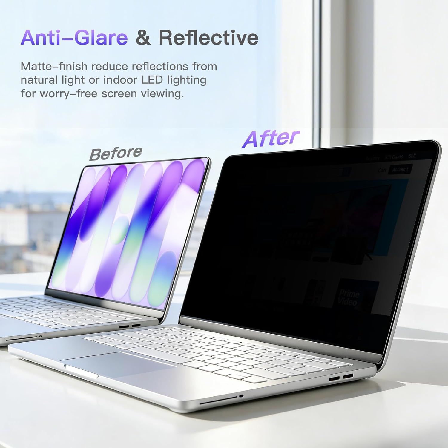 ฟิล์มกันรอยแบบป้องกันการมองเห็ - Matte Anti Glare Screen Protector บทวิจารณ์และราคา