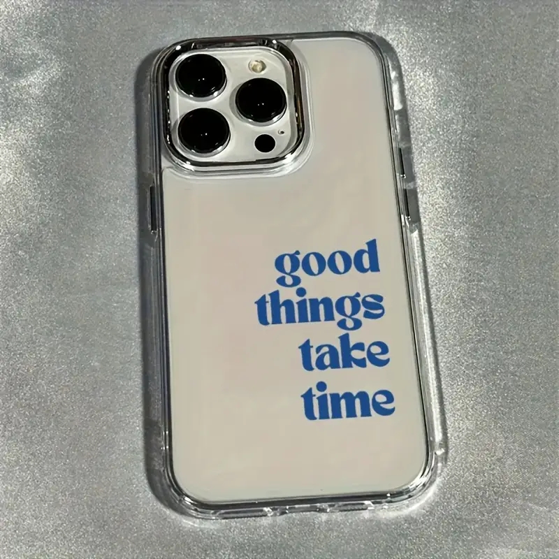 Good Things Take Time เคสกรอบเ - Clear Shockproof Bumper Case บทวิจารณ์และราคา