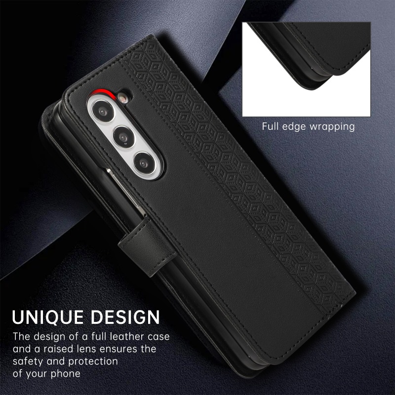 เคสโทรศัพท์แบบพับหนังสำหรับ Sa - Leather Wallet Card Holder Phone Cover บทวิจารณ์และราคา