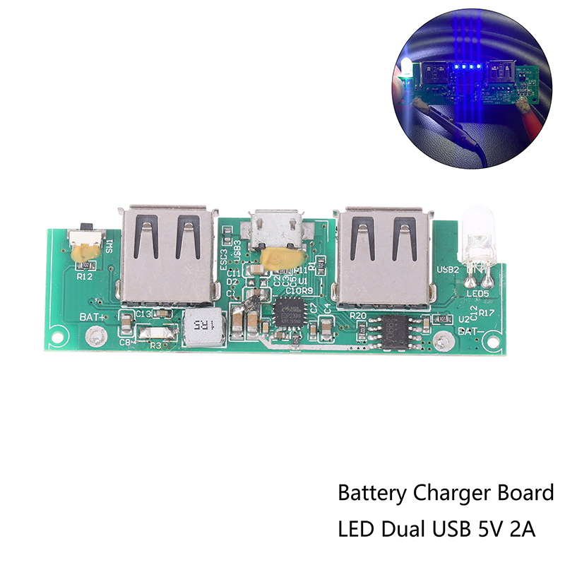 สอง USB 5V เมนบอร์ดพลังงานมือถ - Power Banks บทวิจารณ์และราคา