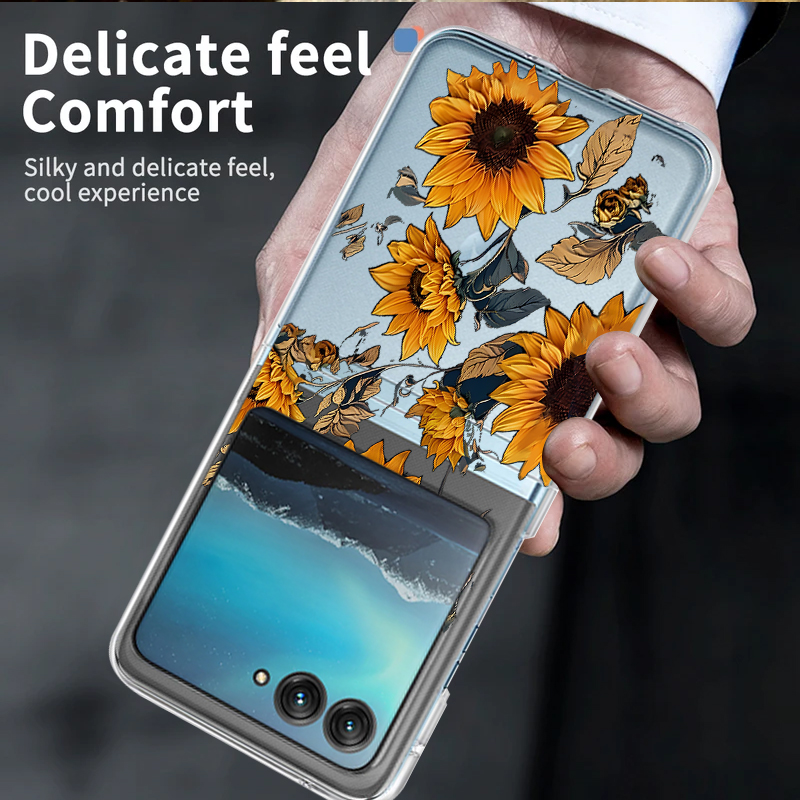 เคสโทรศัพท์ลายดอกทานตะวันใสสำห - Clear Shockproof Bumper Case บทวิจารณ์และราคา