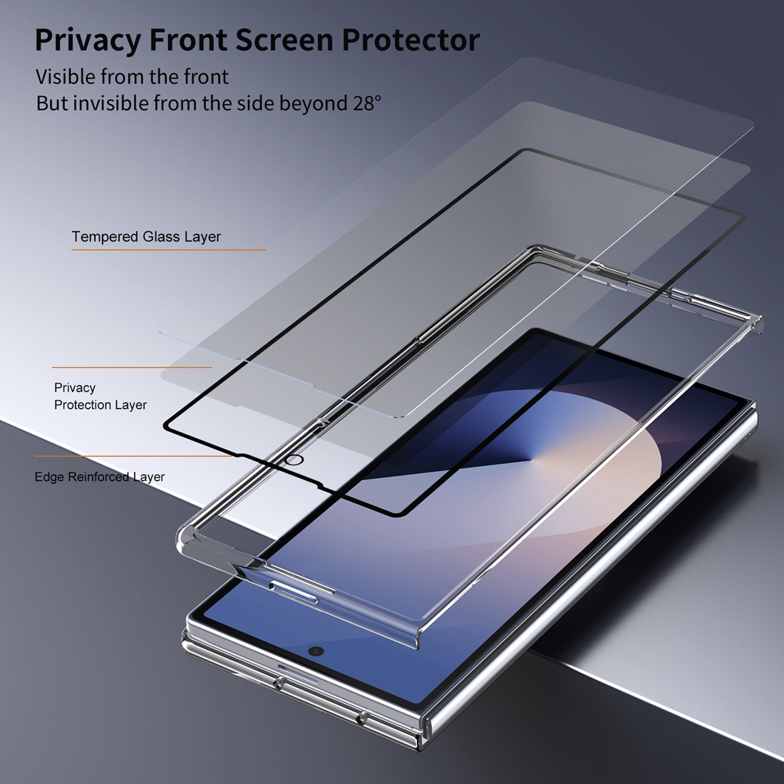 ฟิล์มกระจกนิรภัยป้องกันการสอดแ - Anti Spy Privacy Glass Case บทวิจารณ์และราคา