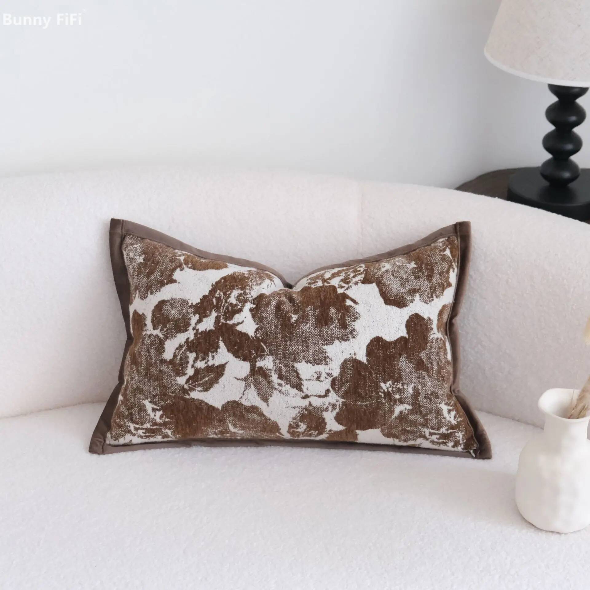 ปลอกหมอนอิงลายดอกไม้ลายทางสไตล - Vintage Floral Pattern Soft Case บทวิจารณ์และราคา