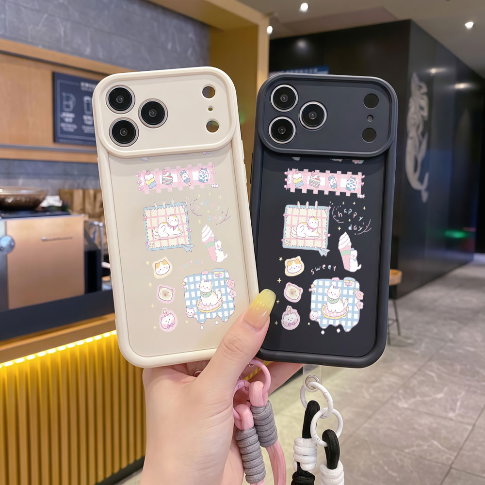 สายคล้องข้อมือลายการ์ตูนแมวน่า - Cute Cartoon Wrist Strap Silicone Case บทวิจารณ์และราคา