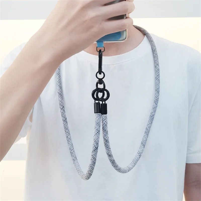 8 มม.x 120 ซม.Bold ยาวโทรศัพท์ - Crossbody Lanyard Neck Strap Case บทวิจารณ์และราคา