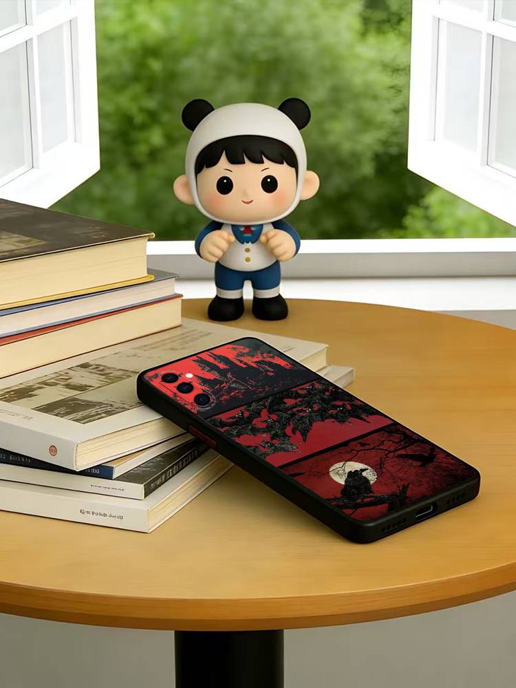 วินเทจ แดง ลายกะโหลกค้างคาว เค - Vintage Floral Pattern Soft Case บทวิจารณ์และราคา