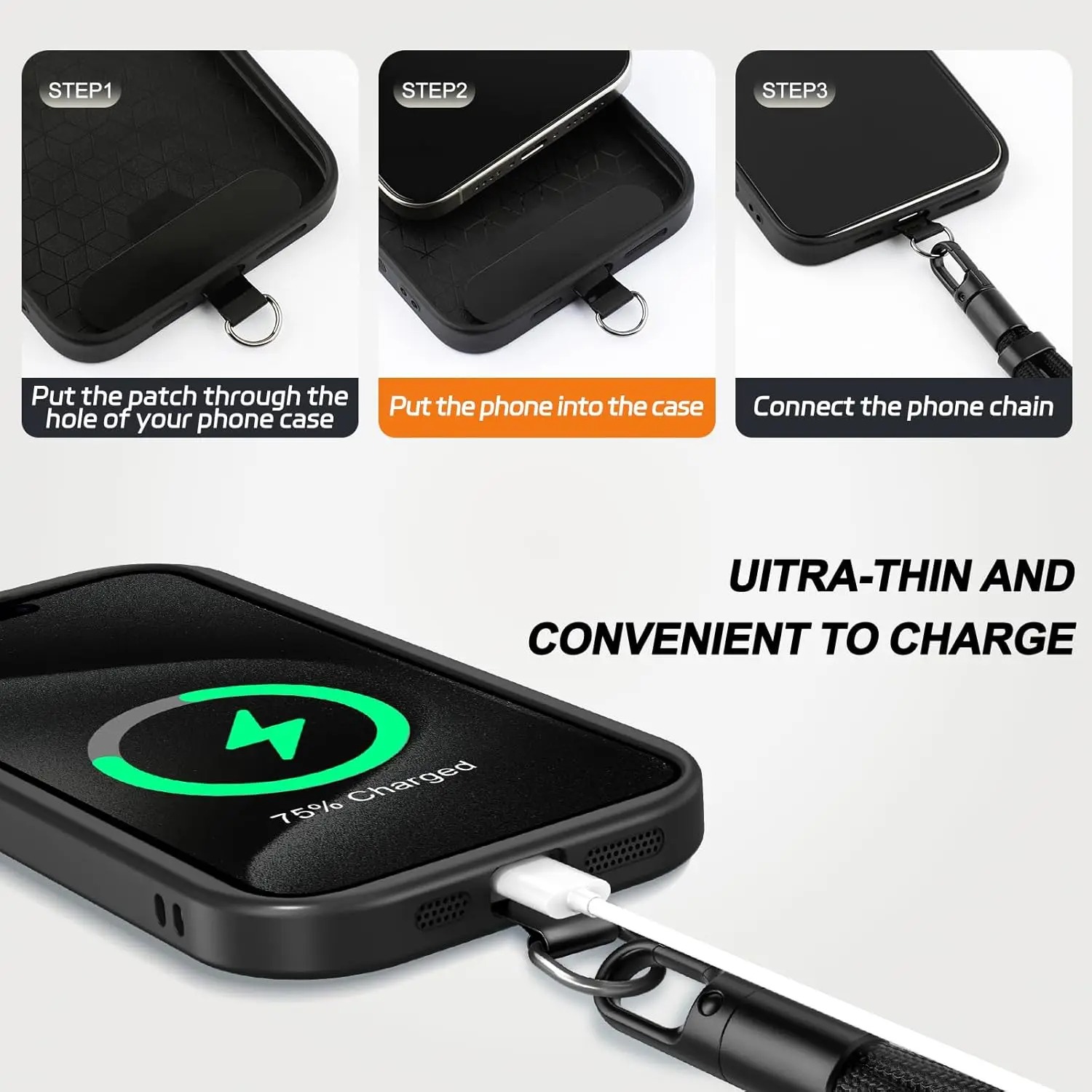 สายคล้องโทรศัพท์แบบยูนิเวอร์แซ - Crossbody Lanyard Neck Strap Case บทวิจารณ์และราคา