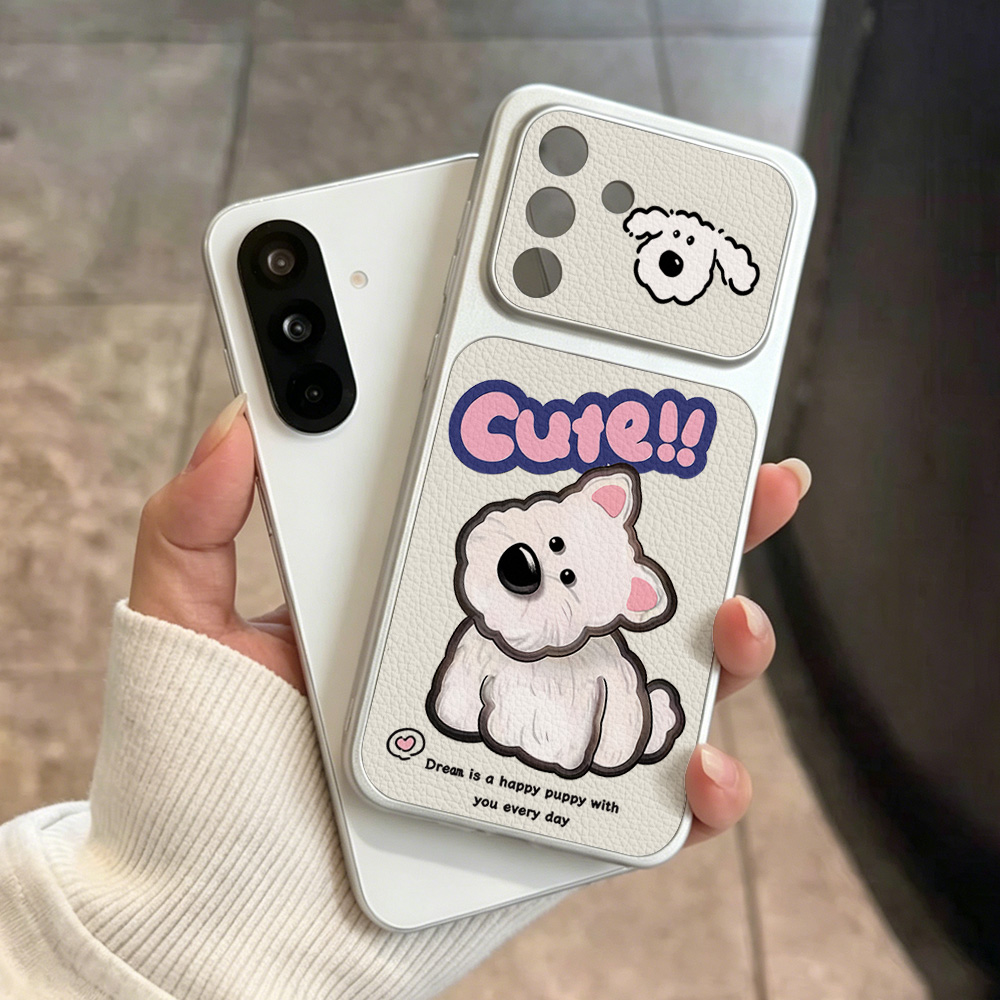 เคสโทรศัพท์ลายการ์ตูนสุนัขน่าร - Cute Cartoon Wrist Strap Silicone Case บทวิจารณ์และราคา