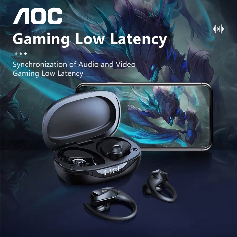 ช้อยส์ AOC ชุดหูฟังกีฬาไร้สายบ - Phone Cases บทวิจารณ์และราคา