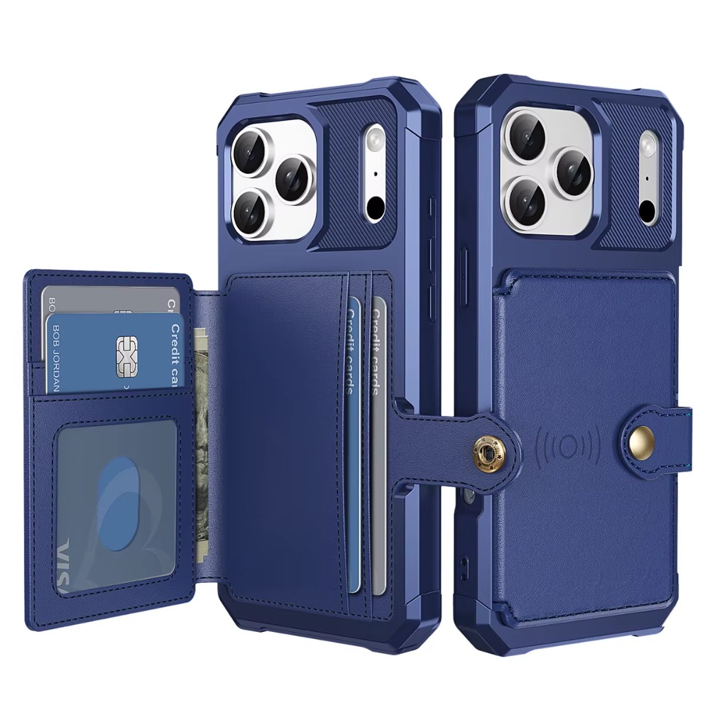 เคสโทรศัพท์แบบกระเป๋าใส่บัตรสำ - Leather Wallet Card Holder Phone Cover บทวิจารณ์และราคา