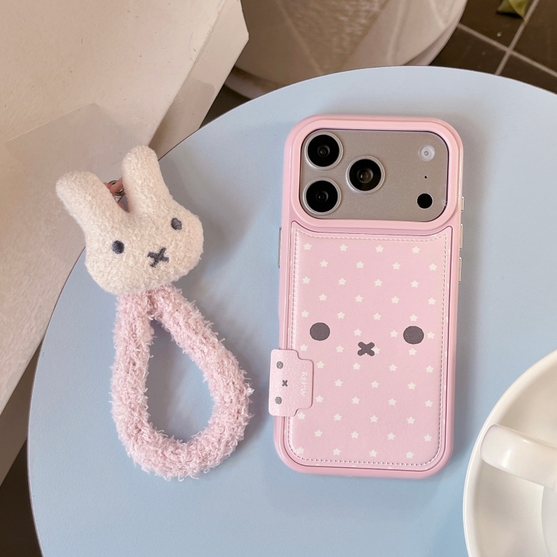 เคสโทรศัพท์หนังลายการ์ตูนน่ารั - Cute Cartoon Wrist Strap Silicone Case บทวิจารณ์และราคา