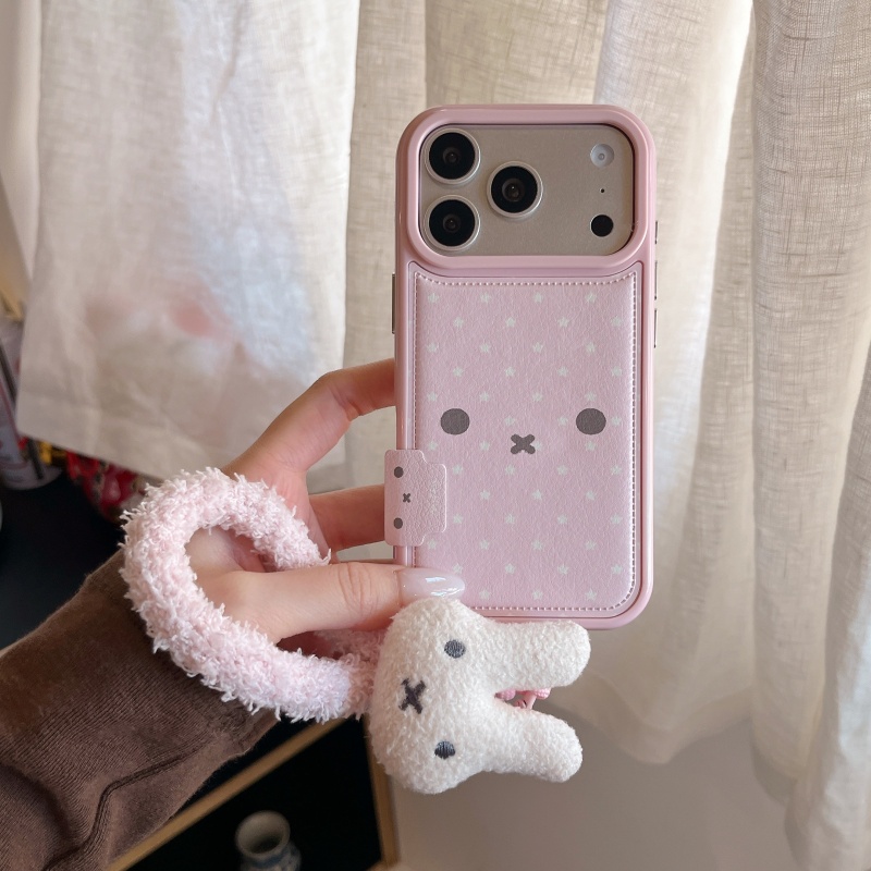 เคสโทรศัพท์หนังลายการ์ตูนน่ารั - Cute Cartoon Wrist Strap Silicone Case บทวิจารณ์และราคา