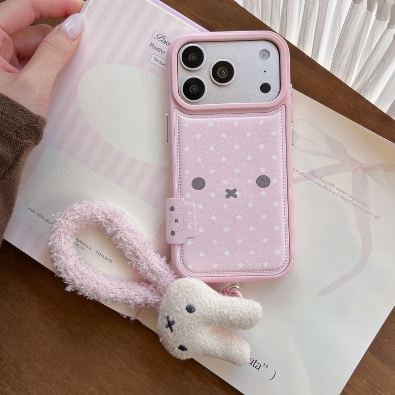 เคสโทรศัพท์หนังลายการ์ตูนน่ารั - Cute Cartoon Wrist Strap Silicone Case บทวิจารณ์และราคา