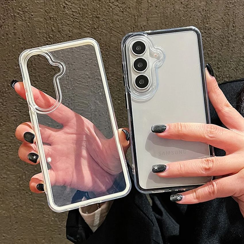 เคสใสขอบสีลูกกวาดสุดหรู สำหรับ - Clear Shockproof Bumper Case บทวิจารณ์และราคา