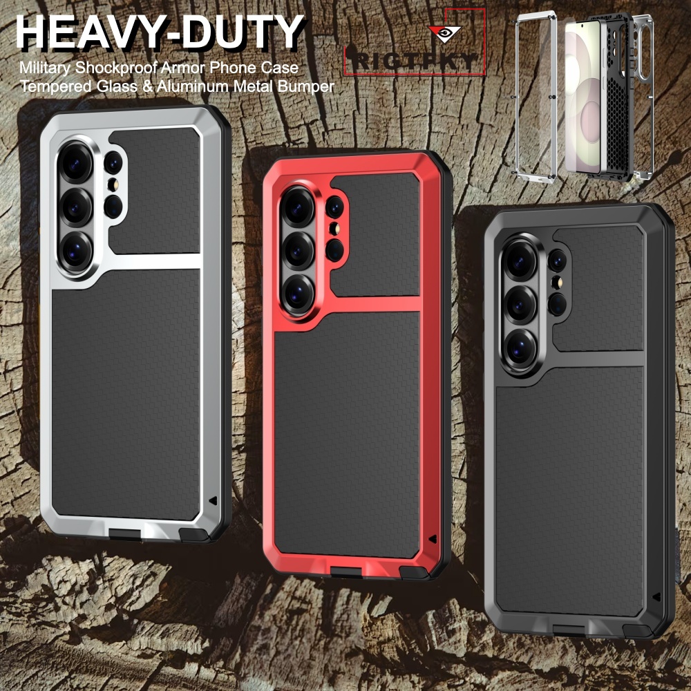 เคสสำหรับซัมซุง S26 อัลตร้า, S - Heavy Duty 360 Full Body Protective Case บทวิจารณ์และราคา