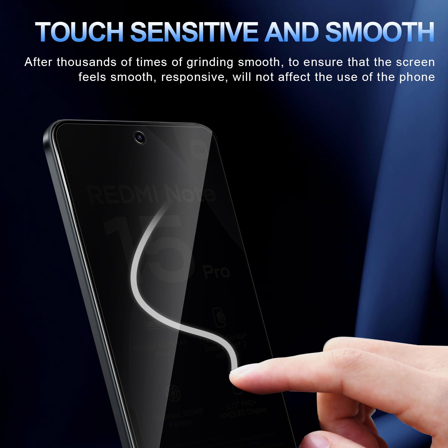 ตัวป้องกันหน้าจอป้องกันการสอดแ - Anti Spy Privacy Glass Case บทวิจารณ์และราคา