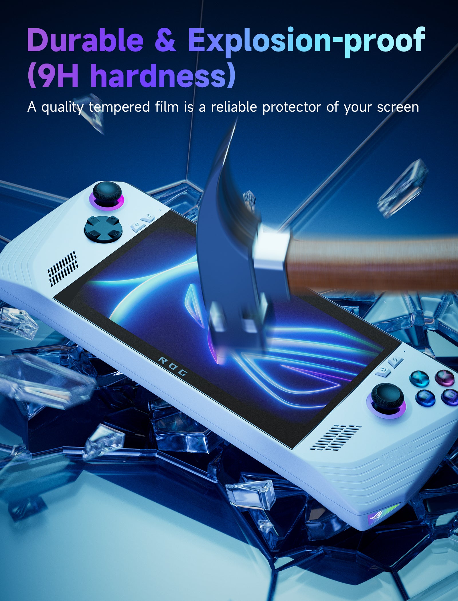 อุปกรณ์ป้องกันแสงสะท้อน ROG Al - Matte Anti Glare Screen Protector บทวิจารณ์และราคา